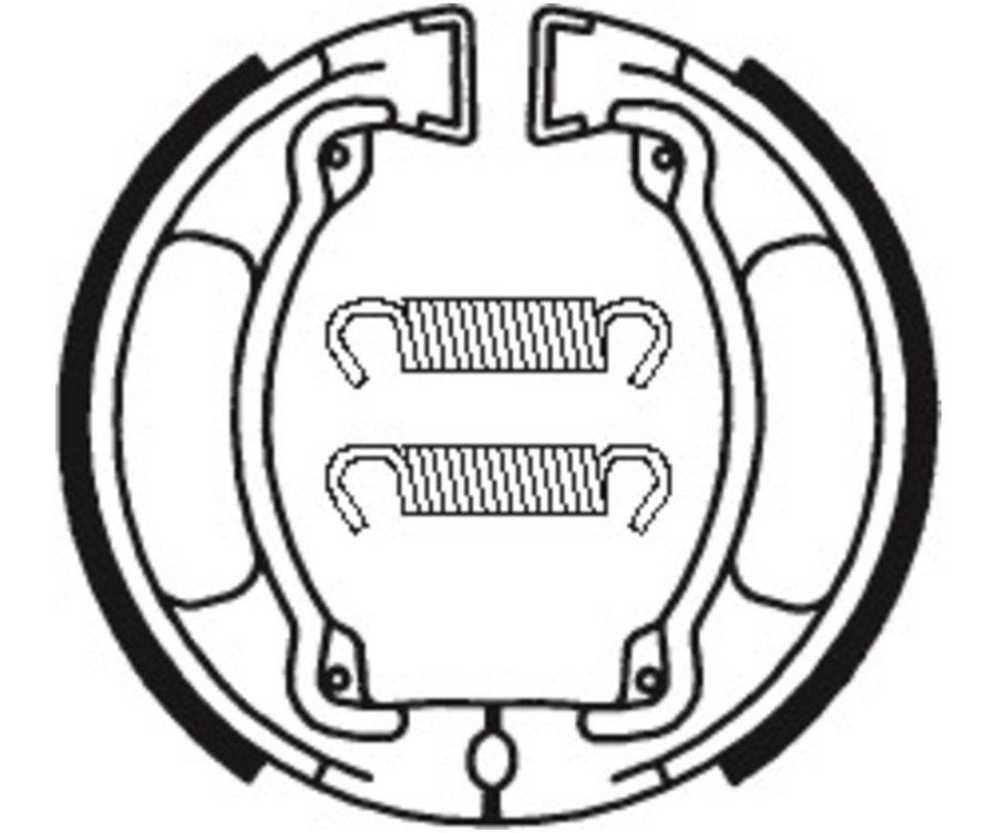 Mâchoires de frein TECNIUM Scooter/Street/Off-Road organique - BA032