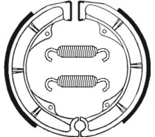 Mâchoires de frein TECNIUM Street/Quad organique - BA018 - 1022203