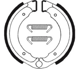 Mâchoires de frein TECNIUM Scooter/Quad organique - BA101