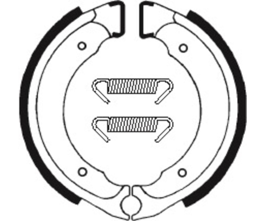Mâchoires de frein TECNIUM Scooter/Quad organique - BA101