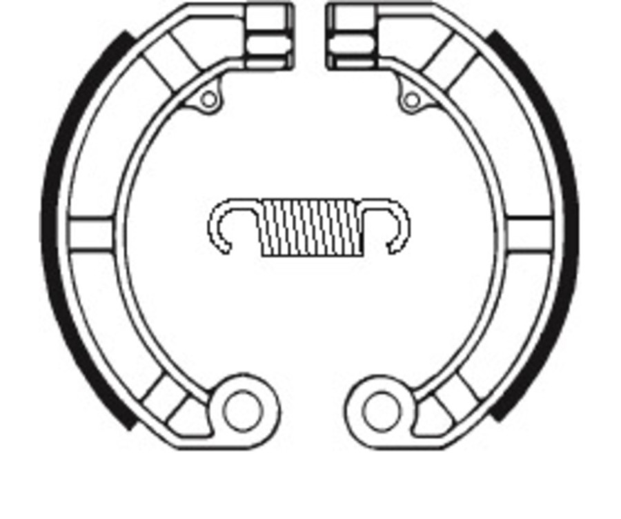 Mâchoires de frein TECNIUM Scooter organique - BA146