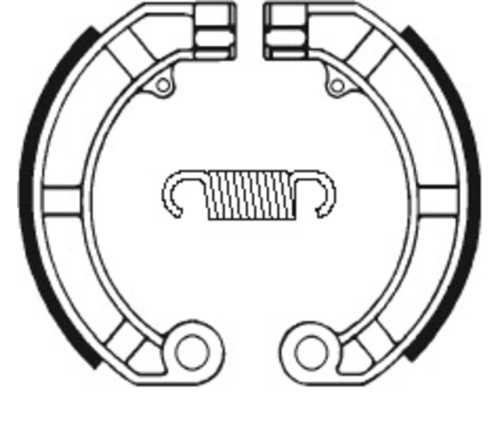 Mâchoires de frein TECNIUM Scooter organique - BA146 - 1022292