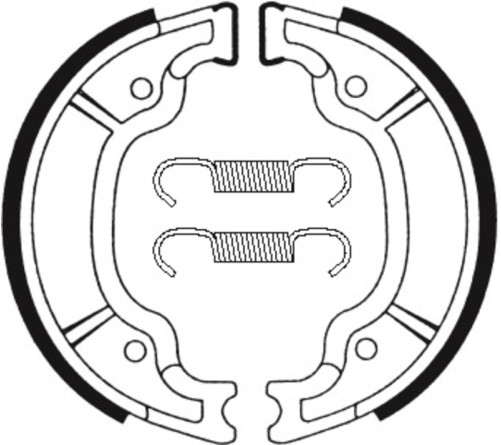 Mâchoires de frein TECNIUM Scooter/Street organique - BA199 - 1022314