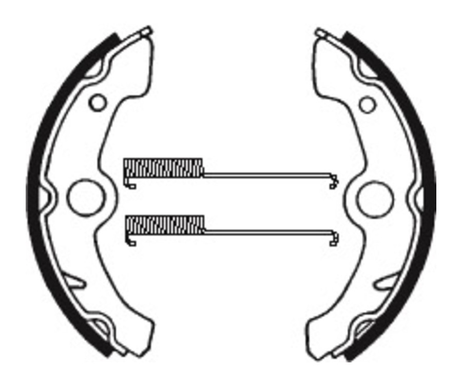 Mâchoires de frein TECNIUM Quad organique - BA178