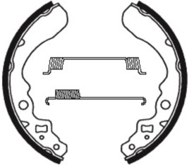 Mâchoires de frein TECNIUM Quad organique - BA053 - 1022238