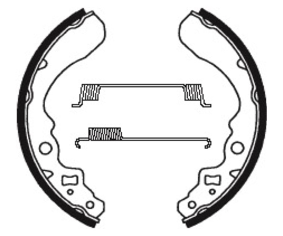Mâchoires de frein TECNIUM Quad organique - BA053