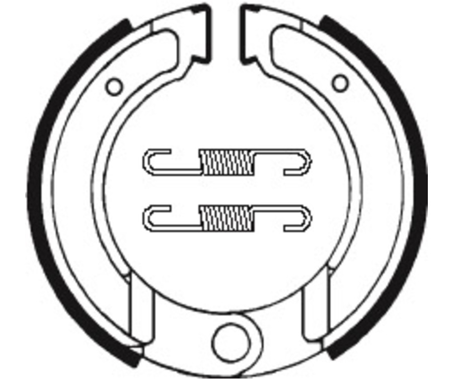 Mâchoires de frein TECNIUM Scooter/Street/Off-Road organique - BA120
