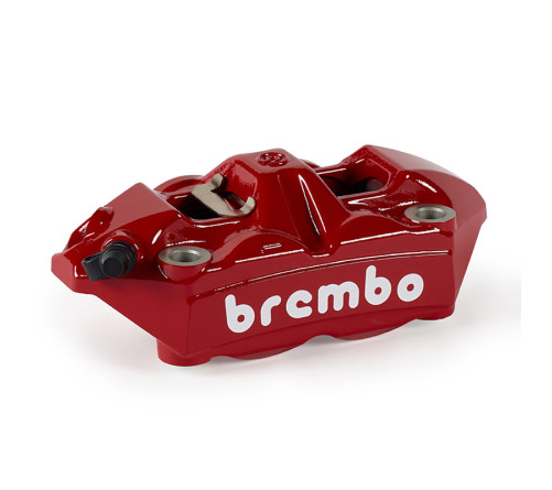 Étrier de frein avant gauche BREMBO UPGRADE M4 ø34mm - rouge logo blanc - 1119021