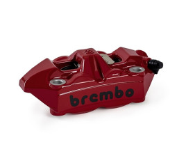 Étrier de frein avant droit BREMBO UPGRADE M4 ø34mm - rouge logo noir - 1119024