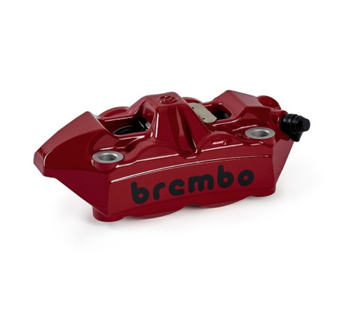 Étrier de frein avant droit BREMBO UPGRADE M4 ø34mm - rouge logo noir - 1119024