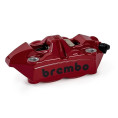 Étrier de frein avant droit BREMBO UPGRADE M4 ø34mm - rouge logo noir