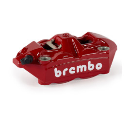 Étrier de frein avant droit BREMBO UPGRADE M4 ø34mm - rouge logo blanc