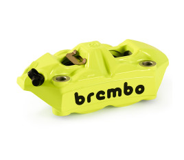 Étrier de frein avant droit BREMBO UPGRADE M4 ø34mm - jaune fluo - 1119020