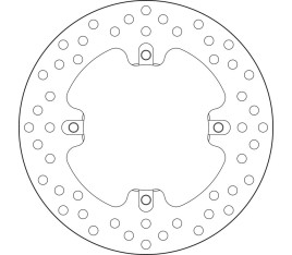 Disque de frein BREMBO Serie Oro rond fixe - 1035548