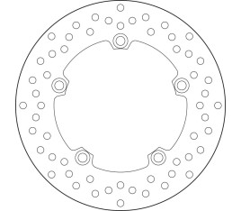 Disque de frein BREMBO Serie Oro rond fixe - 1035554