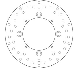 Disque de frein BREMBO Serie Oro rond fixe - 1035559