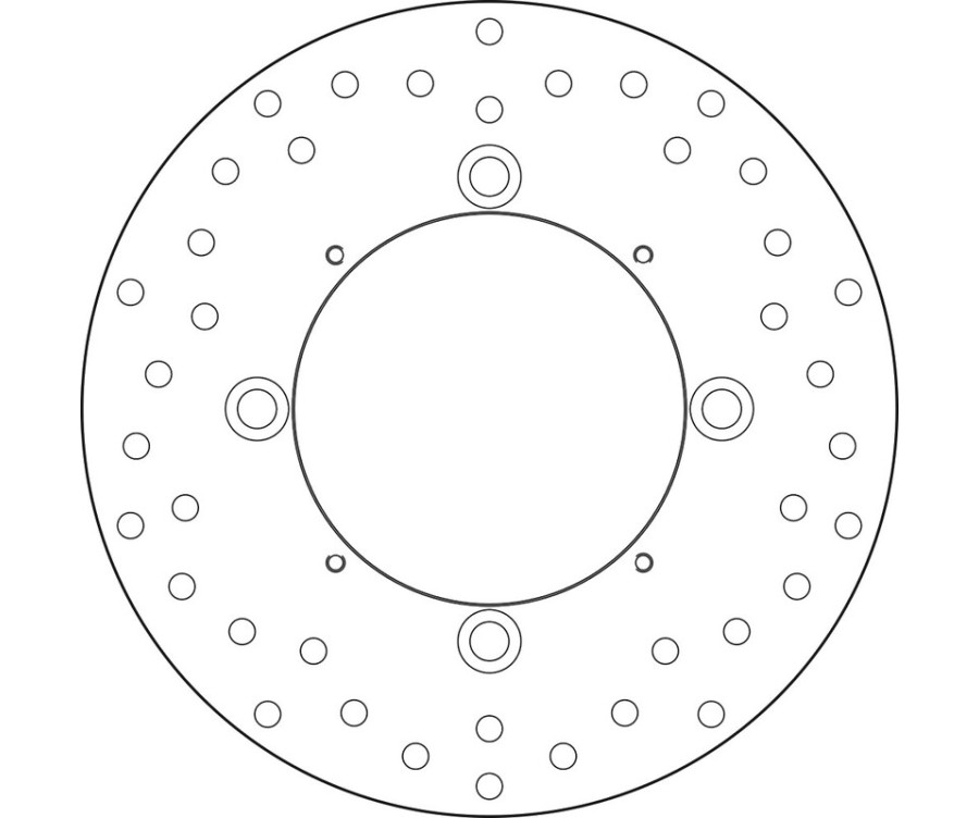 Disque de frein BREMBO Serie Oro rond fixe