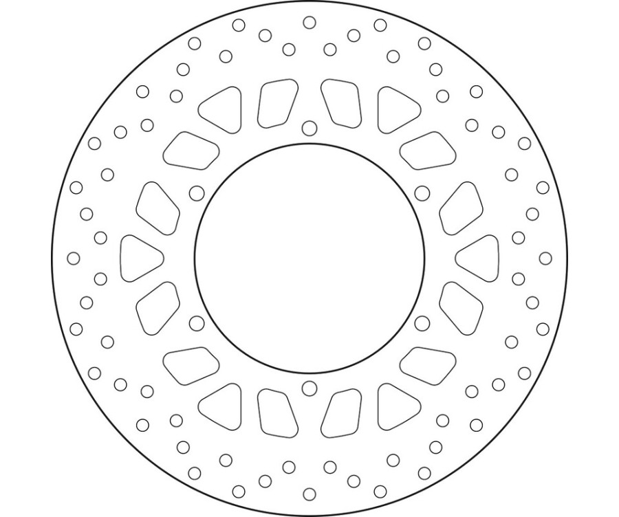 Disque de frein BREMBO Serie Oro rond fixe