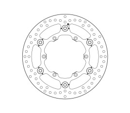 Disque de frein BREMBO Serie Oro rond flottant