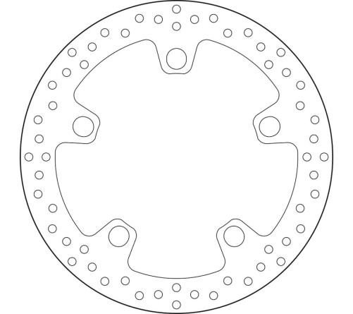 Disque de frein BREMBO Serie Oro rond fixe - 1035566