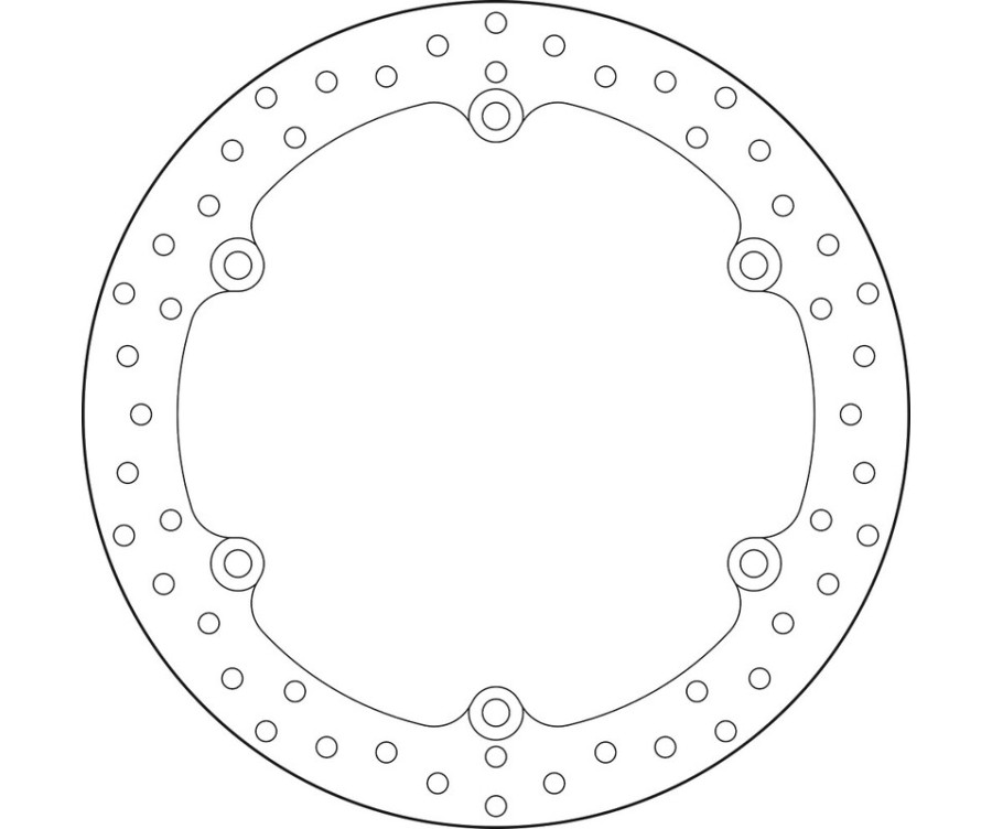 Disque de frein BREMBO Serie Oro rond fixe