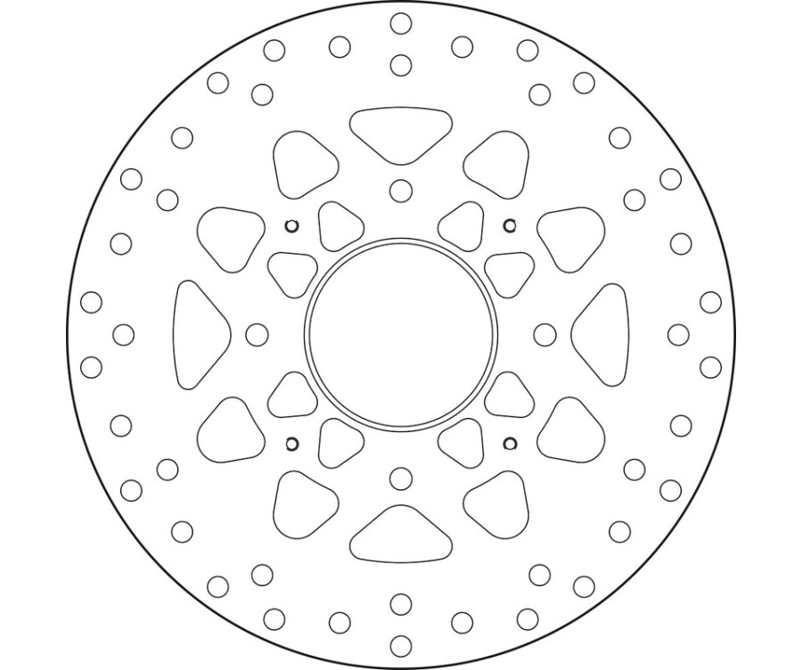 Disque de frein BREMBO Serie Oro rond fixe