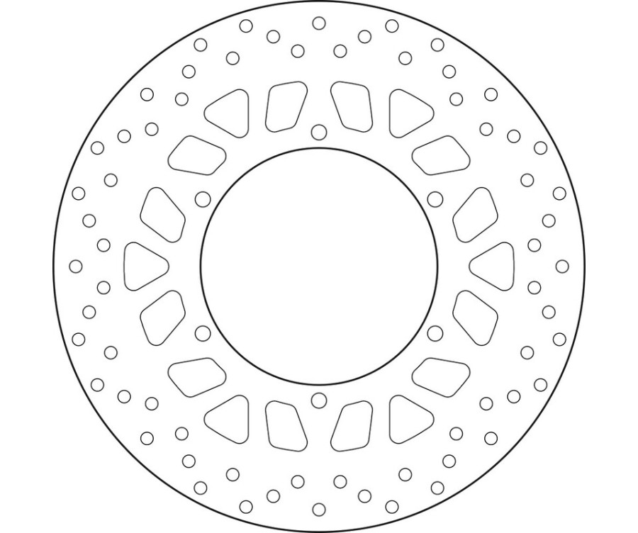 Disque de frein BREMBO Serie Oro rond fixe