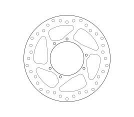 Disque de frein BREMBO Serie Oro rond fixe - 1035568