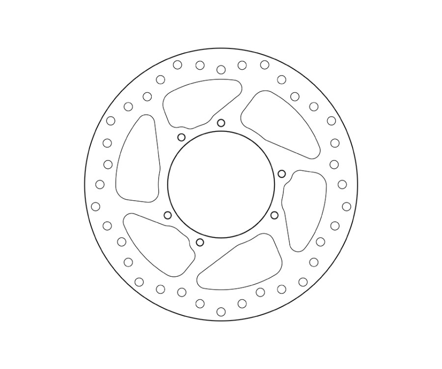 Disque de frein BREMBO Serie Oro rond fixe