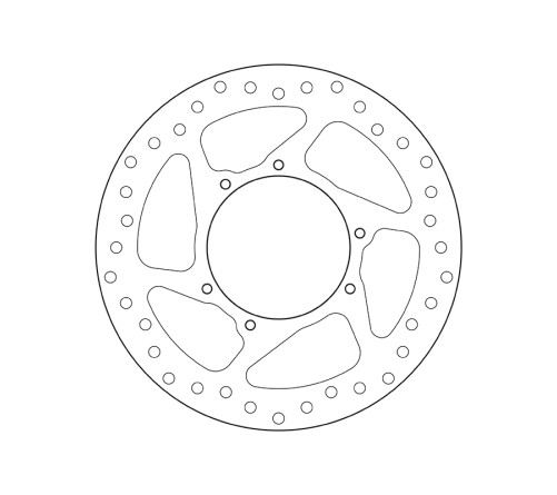 Disque de frein BREMBO Serie Oro rond fixe - 1035568