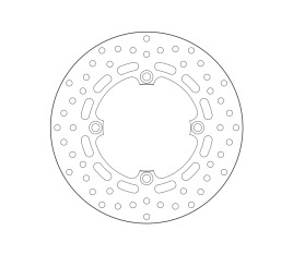 Disque de frein BREMBO Serie Oro rond fixe