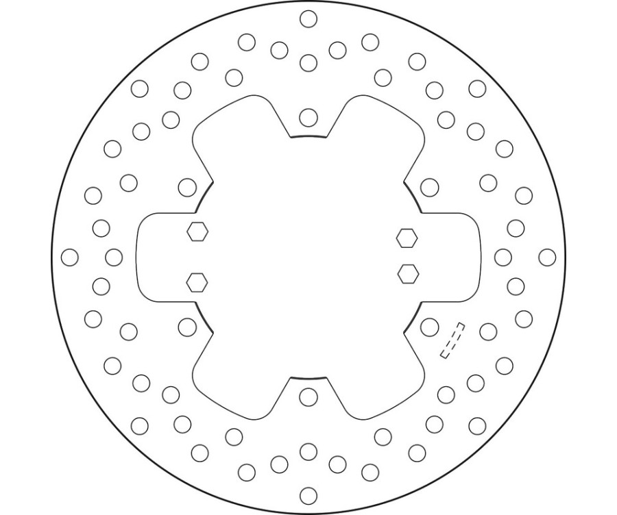 Disque de frein BREMBO Serie Oro rond fixe