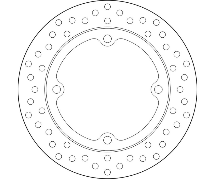 Disque de frein BREMBO Serie Oro rond fixe