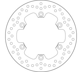 Disque de frein BREMBO Serie Oro rond fixe - 1035561