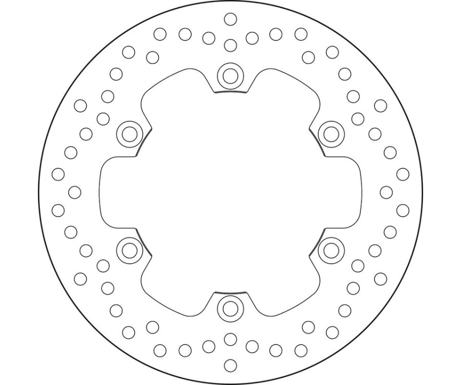 Disque de frein BREMBO Serie Oro rond fixe