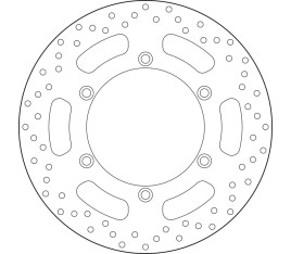 Disque de frein BREMBO Serie Oro rond fixe - 1035551