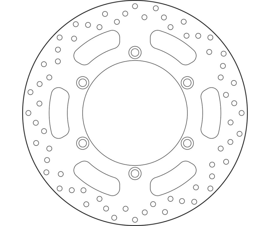 Disque de frein BREMBO Serie Oro rond fixe