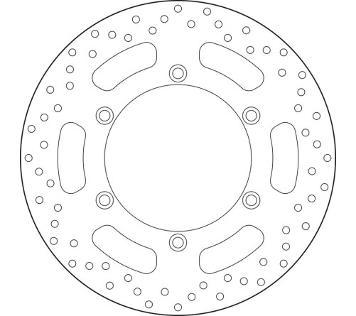 Disque de frein BREMBO Serie Oro rond fixe - 1035551