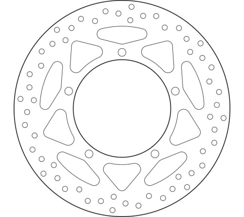 Disque de frein BREMBO Serie Oro rond fixe - 1035556