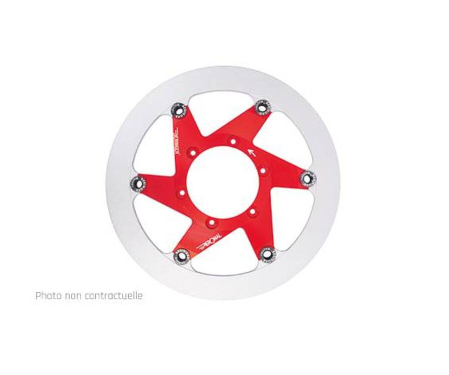 Disque de frein BERINGER Aeronal rond flottant - rouge