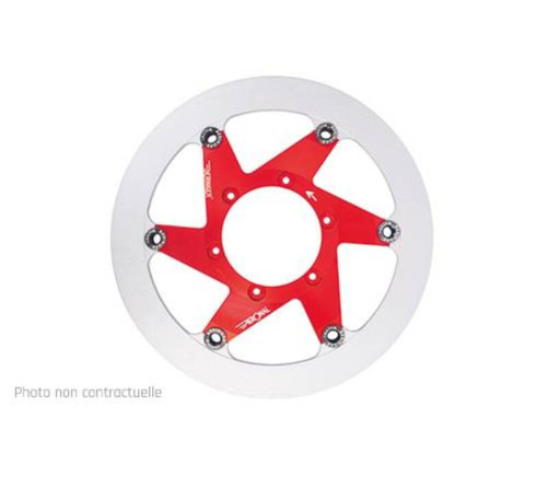 Disque de frein BERINGER Aeronal rond flottant - rouge