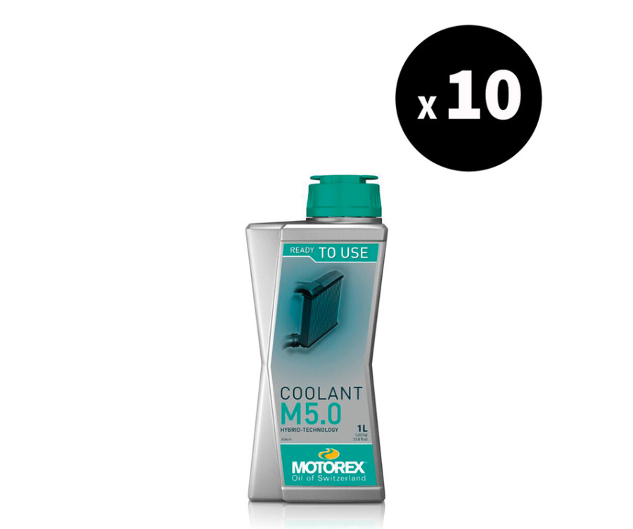 Liquide de refroidissement MOTOREX Coolant M5.0 - 10x1L