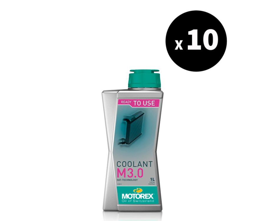 Liquide de refroidissement MOTOREX Coolant M3.0 - 10x1L