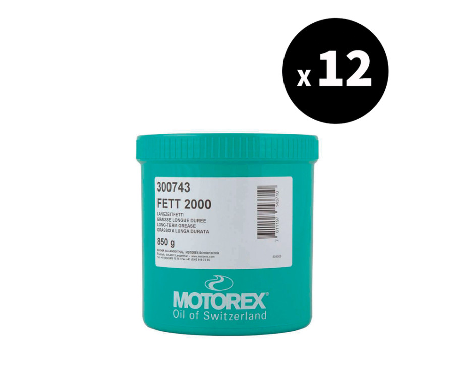 Graisse long terme MOTOREX Long Term 2 - 850ml x12