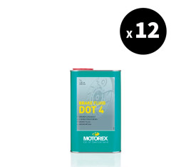 Liquide de frein MOTOREX Brake Fluid DOT 4 - 1L x12 - 3062690