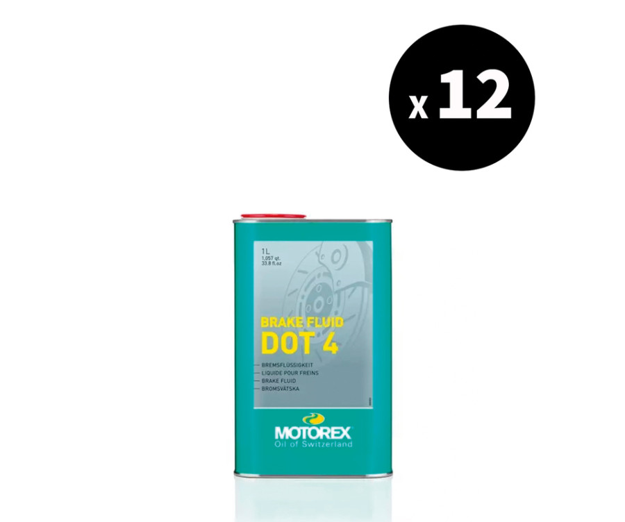 Liquide de frein MOTOREX Brake Fluid DOT 4 - 1L x12