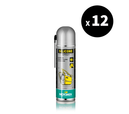 Nettoyant silicone MOTOREX - Spray 500 ml x12 - 3062634