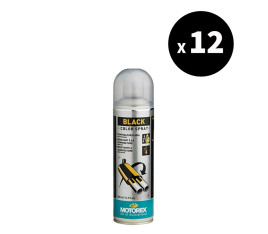 Vernis noir MOTOREX Black Colour Spray - Spray 500 ml x12 - 3062639