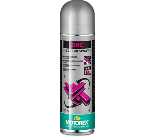 Vernis Zinc MOTOREX Colour Spray - 500 ml - 1122658