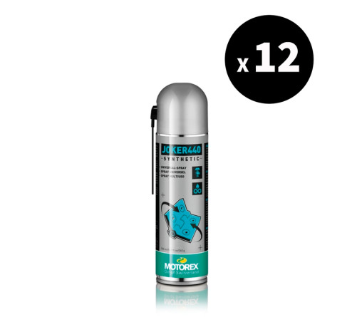 Spray lubrifiant universel MOTOREX Joker 44 Synthetic - spray 500ml x12 - 3062630